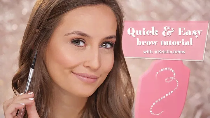 Quick & Easy Brow Tutorial | Precisely My Brow Pencil with @KristinJohns