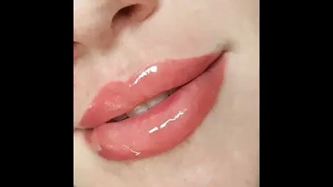 Перманентный макияж губ 💋 акварельная техника  💋 Рзультат До и После - Татуаж Киев