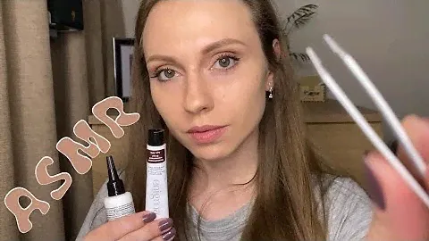 АСМР Мастер бровист👱‍♀️ Ролевая игра Оформлю ваши брови🖊ASMR Role Play Doing Your Eyebrows✏️